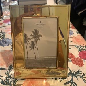 Kate Spade Larabee Dot Gold Picture Frame